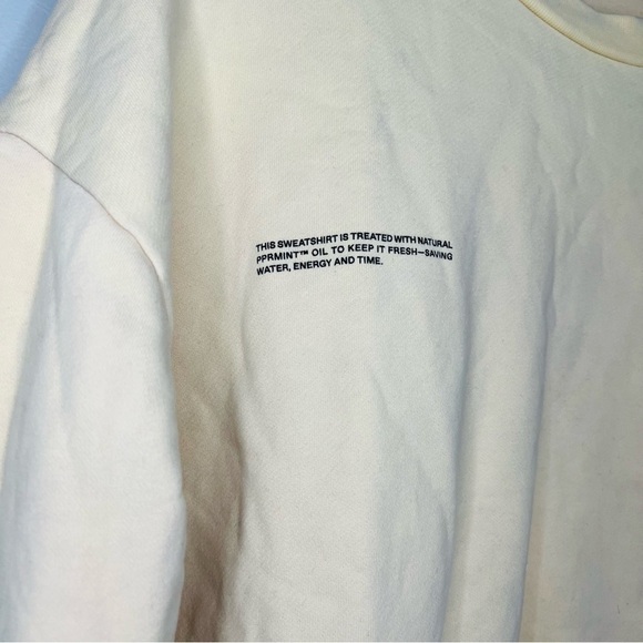 PANGAIA YELLOW 365 SWEATSHIRT YELLOW SIZE SMALL - Picture 6 of 10